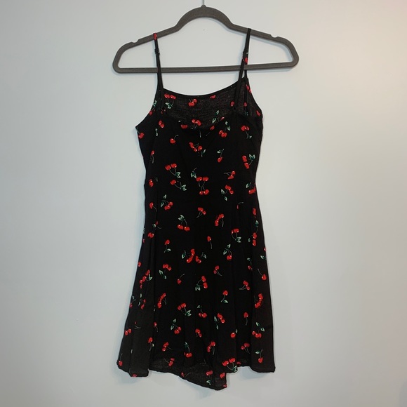 SHEIN Cherry Fit and Flare Spaghetti Strap Dress - Picture 5 of 5